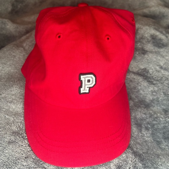 PINK Victoria's Secret Accessories - Victoria’s Secret Pink Baseball Hat in red